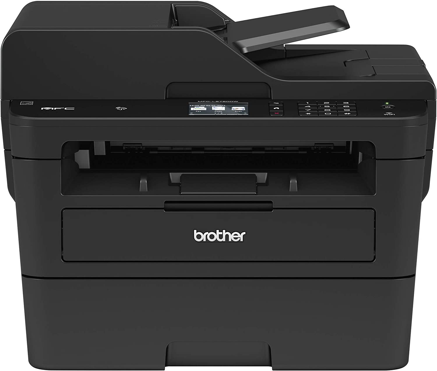 230816082226988_1 Brother MFCL2750DW Monochrome All-in-One Wireless Laser Printer, Duplex Copy & Scan, Refresh Subscription,Black,Large - Image 1